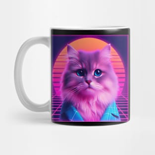 vaporwave cat Mug